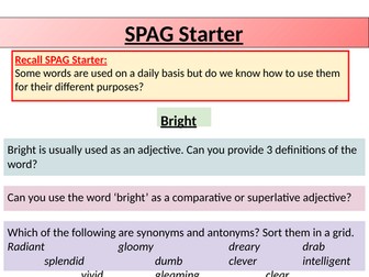 Year 7 Poetry SOW: The Power and Identity of Poetry