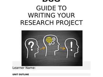 Unit 9 - Research Project Learner Guide - BTEC LEVEL 3 SPORT SCIENCE
