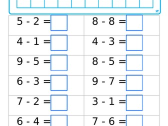 Subtraction within 10