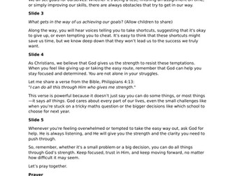 Perseverance Collective Worship