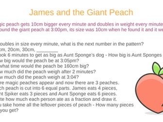 Book themed Maths Activity