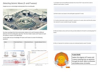 Seismic Wave Detectives GCSE PHYSICS KS4