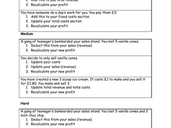Revenue, Costs and Profit - Lesson 19