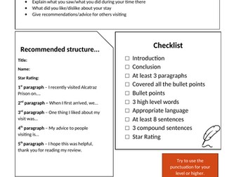 Entry 3 Review Writing Guide Sheet