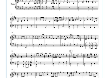 UAE National Anthem, Ishy Biladi, for intermediate instrumental ensemble