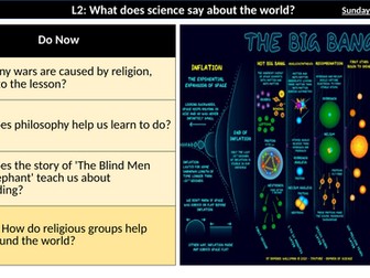 L2: Science and Religion – Conflict or Cooperation?