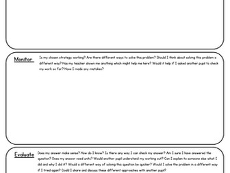 Metacognitive Cycle for Problem Solving