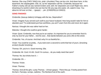 Year 6 End of Year production script - Cinderella