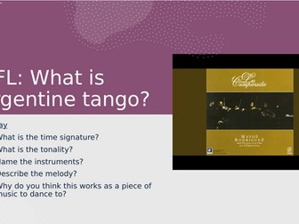 IGCSE MUSIC - Music and Dance