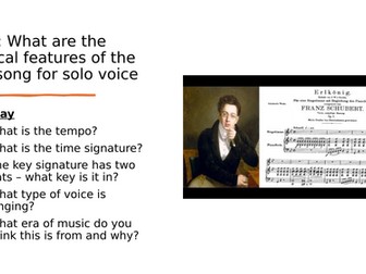 IGCSE Music - Music and Words
