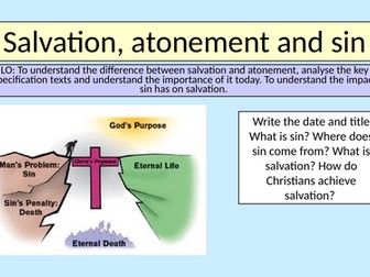 GCSE Christianity: atonement sin and salvation