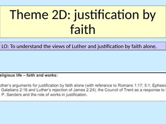Alevel Christianity Theme 2DEF
