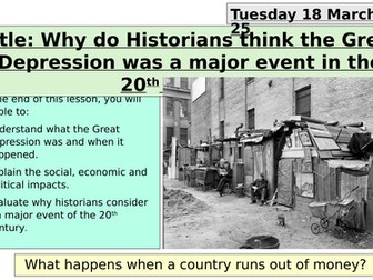 Consequences of the Great Depression