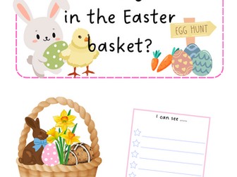 Easter Basket Writing