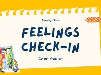 Colour Monster Feelings PowerPoint