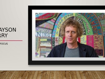 Grayson Perry Unit of Work Planning 6 weeks