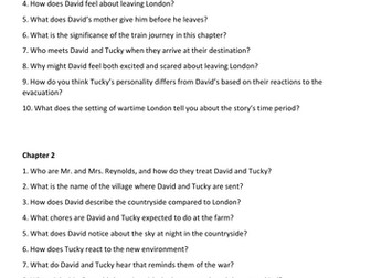 Reading Comprehension Friend or Foe chapter questions