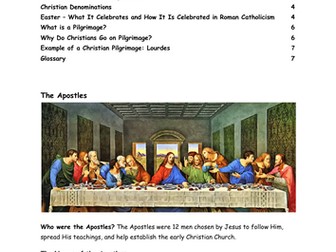 Christianity - notes and short question