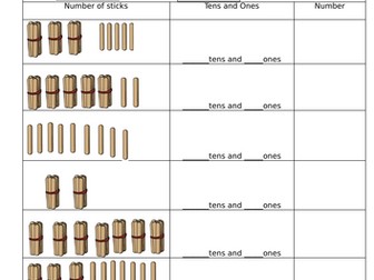 Bundles of tens and ones