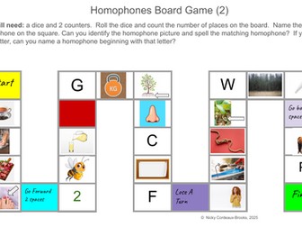 Homophones Board Game (2)