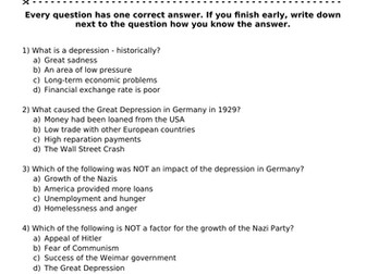 Democracy and Dictatorship Mastery Quiz Part 2
