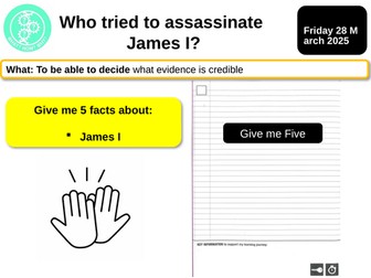 Gunpowder Plot Lesson