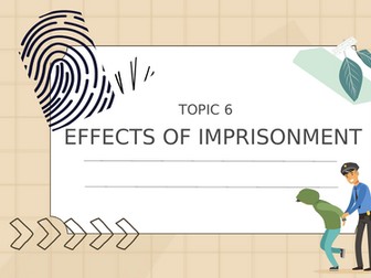 OCR Psychology: Effects of imprisonment