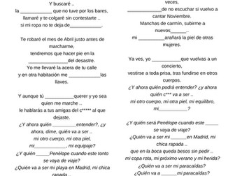 "Mi paracaídas" Marwan- Spanish song