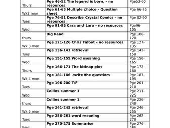 My Brother is a Superhero five weeks Guided Reading whole class reading