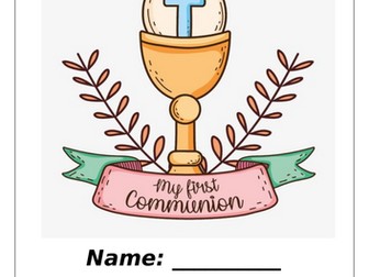 First Holy Communion Social Story Template ASD class, special needs, autism Ireland