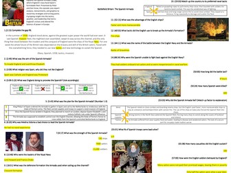 Battlefield Britain Documentary Worksheet: The Armada