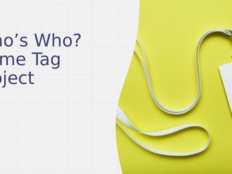 Name Tag Project