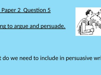 AQA Paper 2 Question 5 lesson