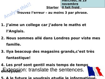 Common mistakes starter