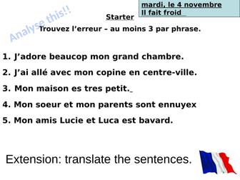 Common mistakes starter