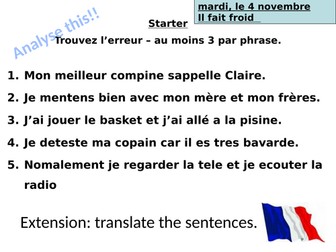 Common mistakes starter