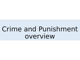 WJEC Crime and Punishment question guide and complete overview