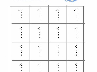 Tracing Numbers Worksheet for Kids