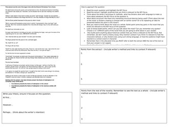 A Christmas carol essay planning - redemption