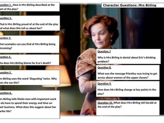 An Inspector Calls Character Questions