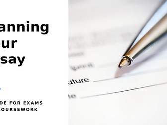 Planning your essay