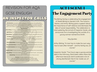 An Inspector Calls Flashcards