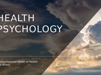 Biopsychosocial Model Health Psychology