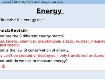 Energy revision powerpoint