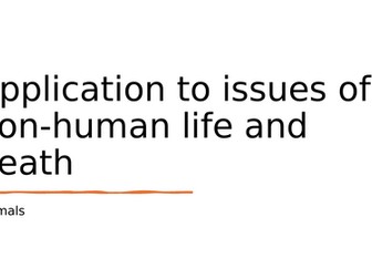 AQA Applied Ethics - Animal Rights