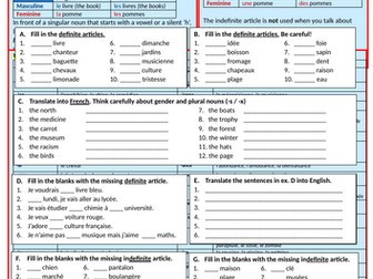 French grammar practice GCSE