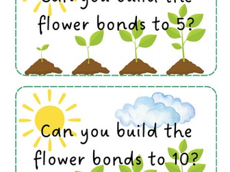 Growing / Plants - Number bond flowers