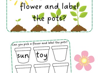 Growing / Plants - Label the plant pots