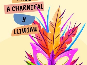 Rhys a Charnifal y Lliwiau - Stori digidol