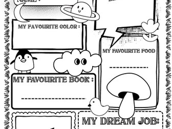 printable worksheet all about me teacher